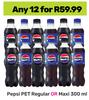 Pepsi PET Regular Or Maxi-For Any 12 x 300ml