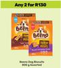 Beeno Dog Biscuits-For Any 2 x 800g