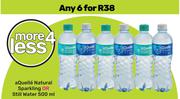 Aquelle Natural Sparkling Or Still Water-For Any 6 x 500ml