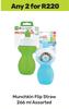Munchkin Flip straw-For 2 x 266ml