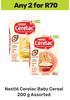 0Nestle Cerelac Baby Cereal Assorted-For Any 2 x 200g