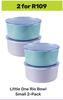 Little One Rio Bowl Small 2 Pack-For 2