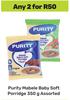 Purity Mabele Baby Soft Porridge Assorted-For Any 2 x 350g