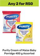 Purity Cream Of Maize Baby Porridge-For Any 2 x 400g