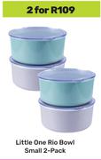Little One Rio Bowl Small 2 Pack-For 2