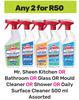 Mr. Sheen Kitchen Or Bathroom Or Glass Or Mould Cleaner Or Shower Or Daily Surface Cleaner-2x500ml