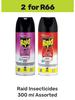 Raid Insecticide Assorted-For 2 x 300ml