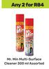 Mr.Min Multi Surface Cleaner Assorted-For Any 2 x 300ml