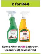 Econo Kitchen Or Bathroom Cleaner-For 2 x 750ml
