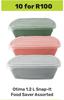 Otima 1.2L Snap It Food Saver Assorted-For 10