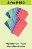 Mainstays 11 Pack Microfibre Cloths-For 2