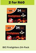 Bic Firelighters 24 Pack-For 2