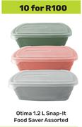 Otima 1.2L Snap It Food Saver Assorted-For 10