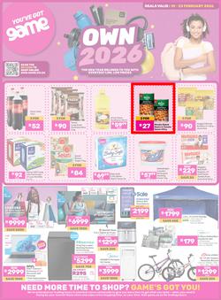 Game : Own 2026 (10 February - 23 February 2026), page 1