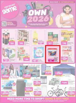 Game : Own 2026 (10 February - 23 February 2026), page 1