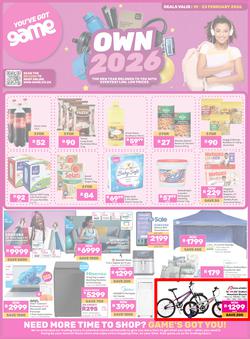 Game : Own 2026 (10 February - 23 February 2026), page 1