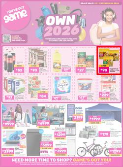 Game : Own 2026 (10 February - 23 February 2026), page 1