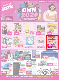 Game : Own 2026 (10 February - 23 February 2026), page 1