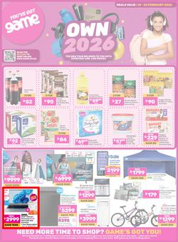 Game : Own 2026 (10 February - 23 February 2026), page 1