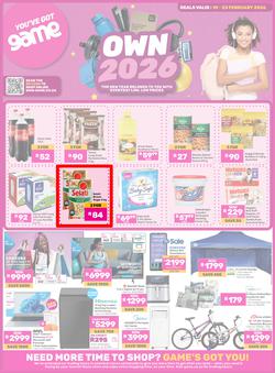 Game : Own 2026 (10 February - 23 February 2026), page 1