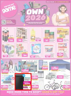 Game : Own 2026 (10 February - 23 February 2026), page 1