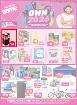 Game : Own 2026 (10 February - 23 February 2026), page 1
