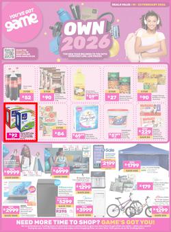 Game : Own 2026 (10 February - 23 February 2026), page 1