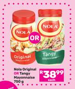 Nola Original Or Tangy Mayonnaise-750g