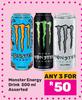 Monster Energy Drink Assorted-For Any 3 x 500ml