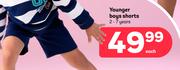 Younger Boys Shorts 2-7 Years