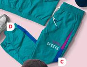 Boys Track Bottoms 7-14 Years