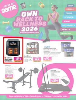 Game : Back To Wellness (11 February - 16 March 2026), page 1