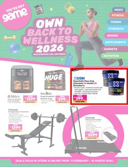 Game : Back To Wellness (11 February - 16 March 2026), page 1