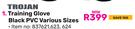 Trojan Training Glove Black PVC Various Sizes 837621,623,624