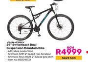 Raleigh 29" Switchback Dual Suspension Mountain Bike 850010731