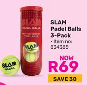 Slam Padel Balls 3 Pack 834385