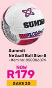 Summit Netball Ball Size 5 850006874