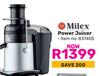 Milex Power Juicer