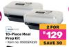 Mainstays 10-Piece Meal Prep Kit-For 2