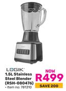 Logik 1.5L Stainless Steel Blender RSH-080476 781310