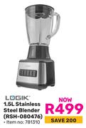Logik Stainless Steel Blender RSH-080476