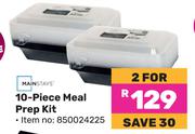 Mainstays 10-Piece Meal Prep Kit-For 2