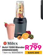 Milex Nutri 1200 Blender MNM003GR