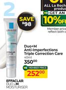 Laroche Posay Duo + M Anti Imperfections Triple Correction Care-40ml