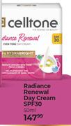 Celltone Radiance Day Cream SPF30-50ml