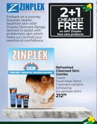 Zinplex Refreshed Cleansed Skin Combo 3 Pack