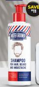 Mister Groomer Shampoo For Hair, Beard & Moustache-200ml