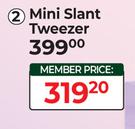 Tweezerman Mini Slant Tweezer