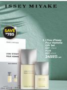 Issey Miyake L'Eau D'lssey Pour Homme Gift Set (EDT 125ml Plus EDT40ml)-Per Set