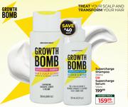Growth Bomb Supercharge Shampoo 250ml Or Supercharge Serum 125ml